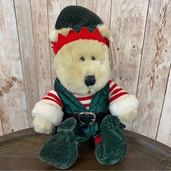 Starbucks Bearista Holiday Elf 2001 Plush 17th Edition - Picture 1 of 10